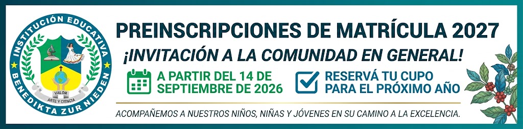 matrriculas 2027